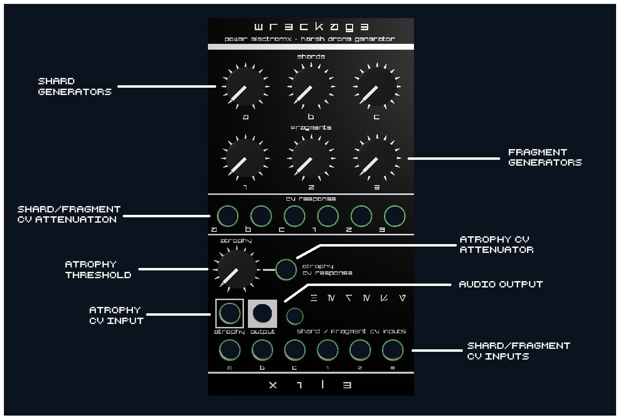 WRECKAGE - POWER ELECTRONICS / HNW eurorack module